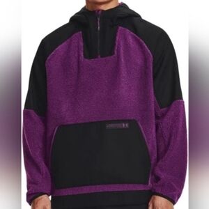 Under Armour Purple and Black Hooded Pullover NWT $120
